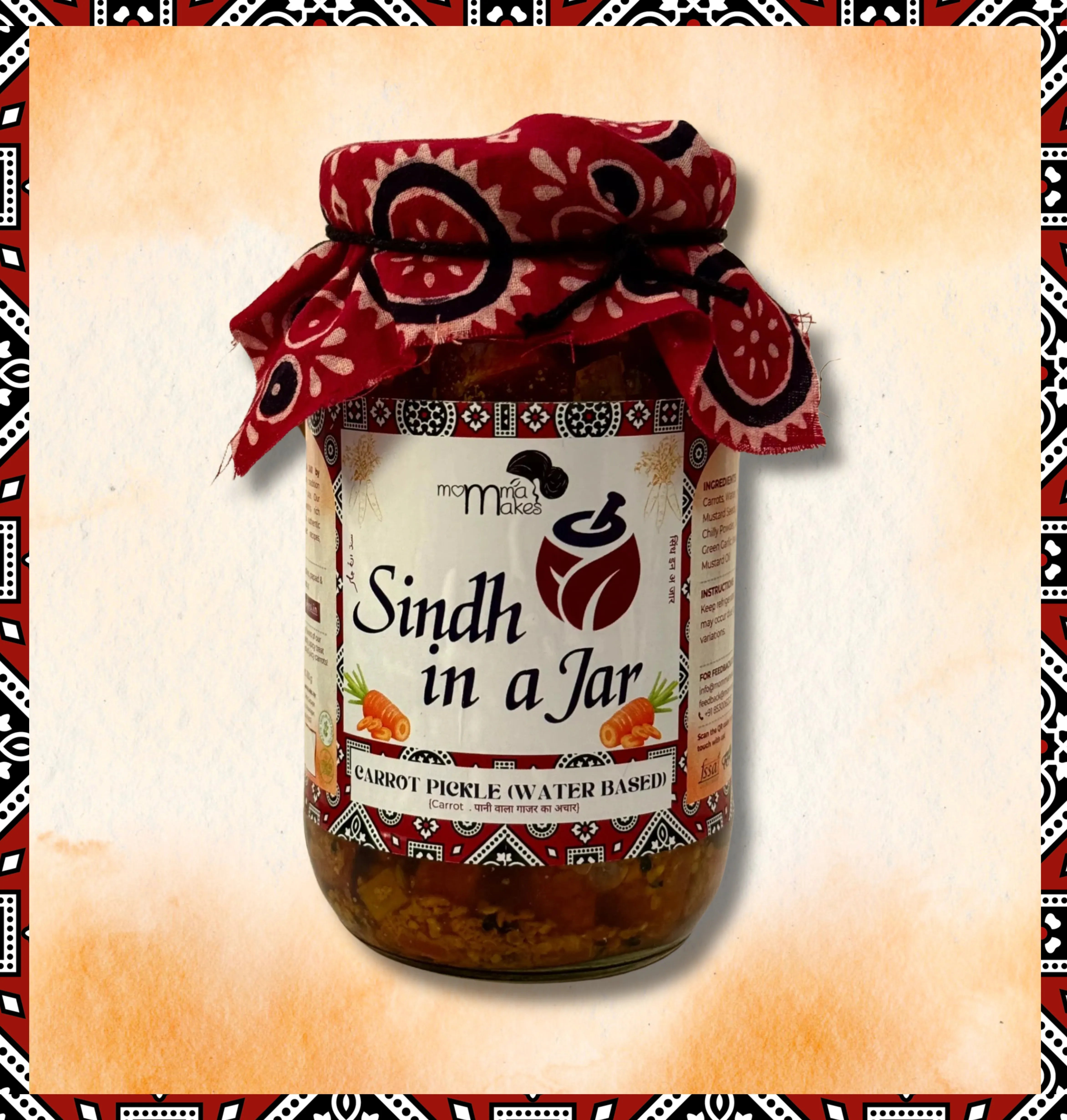 Carrot Pickle (water based)